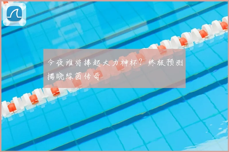 今夜谁将捧起大力神杯？终极预测揭晓绿茵传奇